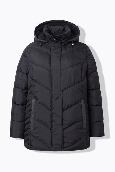 Actual product image Ulla Popken HYPRAR Reflective Detail Quilted Jacket (62)