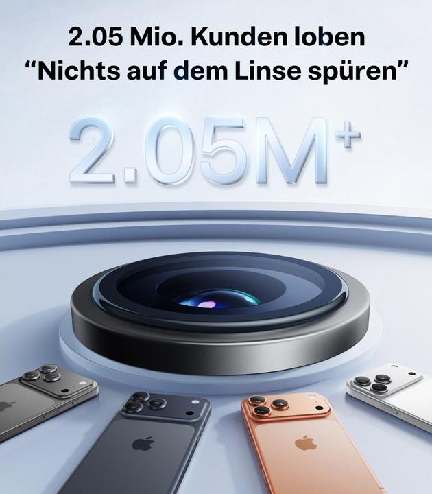 Produktbild Torras Lensguard (1 Stück, Apple iPhone 17 Pro)