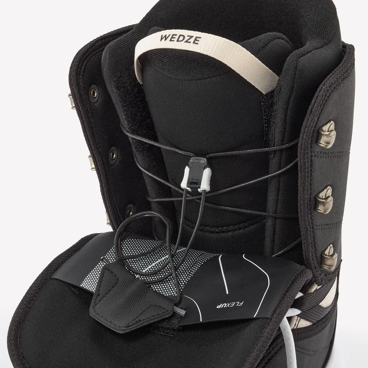 Actual product image Wedze Snowboardschuhe Herren weich bequem - SNB100 schwarz (46)