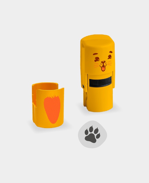 Immagine prodotto Colop Motivo Timbro + Sapone per le mani Cleany LEO Lion, Arancione