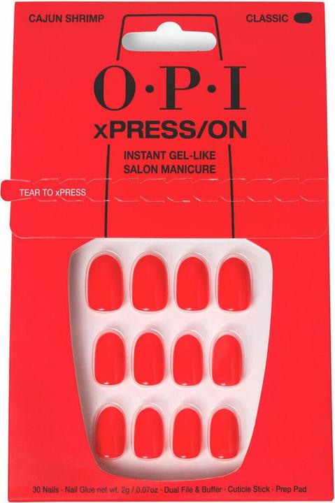 Actual product image OPI Xpress/On Nail Art (Artificial nails, Red)