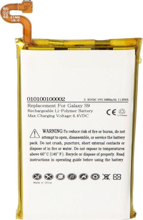 Actual product image AccuCell Battery Samsung Galaxy S9