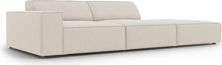 Actual product image Micadoni Right Velvet Sofa, "Jodie", 3 Seats, 262x102x70Made in Europe (4-seater, 2 person sofa, 3-seater)