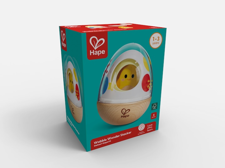 Image du produit Hape Stehauf-Stapel-Ei