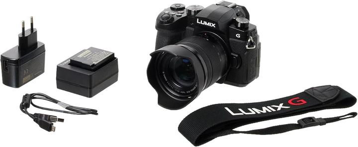 Productafbeelding Panasonic Lumix DC-G90 + 12-60mm f/3.5-5.6 - Zwart (12 - 60 mm, 20.30 Mpx, 4/3)
