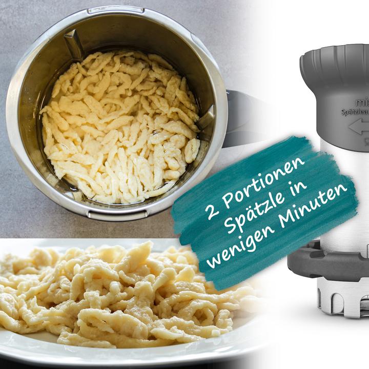 Produktbild Wundermix Mixle Spätzleaufsatz V2 kompatibel mit Thermomix TM6 TM5 & TM31