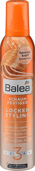 dm Balea Schaumfestiger Locken Styling (250 ml, Lockenschaum)