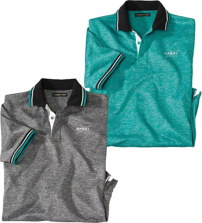 Image du produit Atlas For Men Pack de 2 polos Sport Outdoor (3XL)