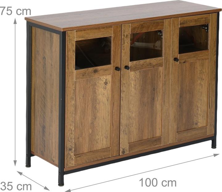 Produktbild Relaxdays Küchenschrank (100 x 35 x 75 cm)