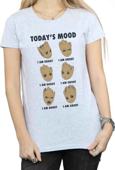 Actual product image Guardians of the Galaxy Womens/Ladies Today's Mood Baby Groot T-Shirt (XXL)