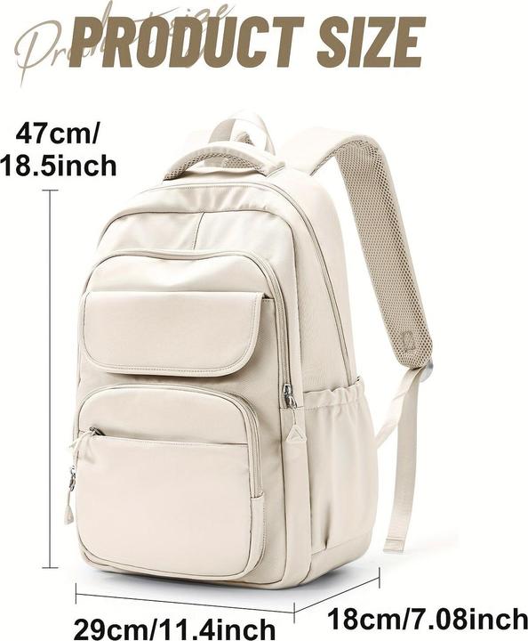 Immagine prodotto Only-Bags.Store Zaino per la scuola, borsa per libri impermeabile per la scuola, zaino per laptop per l'università