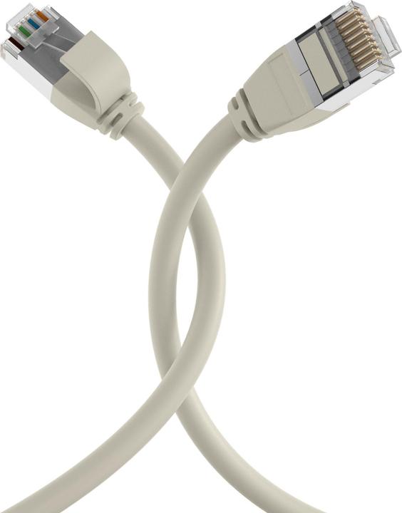Produktbild EFB Elektronik RJ45 Patchkabel U/FTP, Cat.6A, Rohkabel TPE 4,0mm ultraflex, 0,15m, grau (K5547GR.0,15) (U/FTP, CAT6a, 0.15 m)
