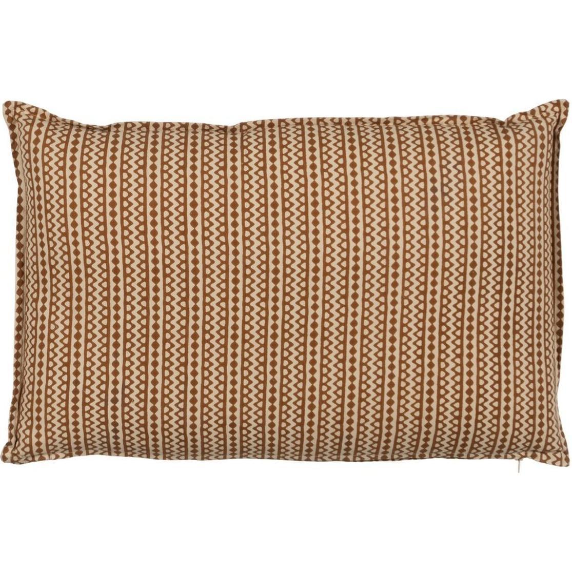 Natec, Dekokissen, Kissen Baumwolle Braun Beige 60 x 40 cm (60 x 40 cm)