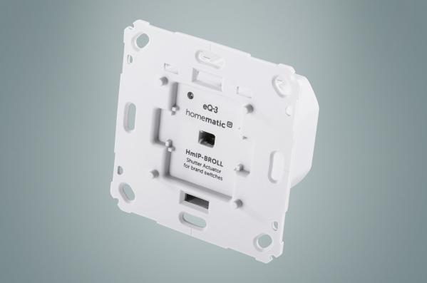 Actual product image Homematic IP Roller shutter actuator for brand switches (Shutter actuator)