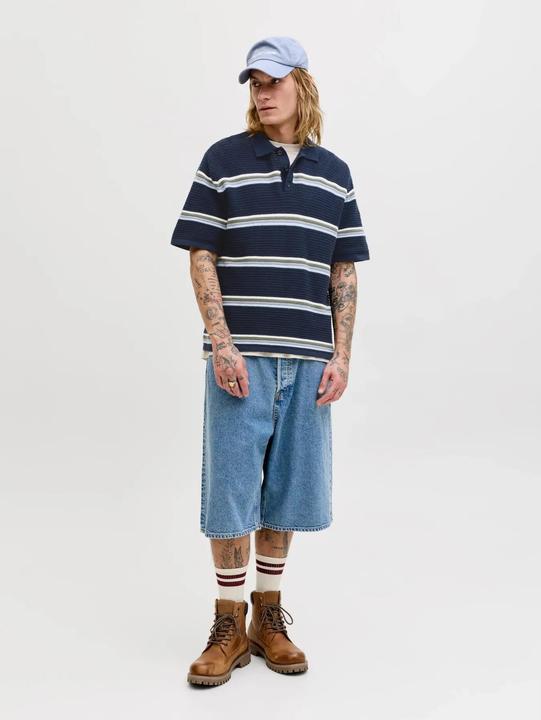 Produktbild Jack & Jones Jormaine Knit Stripe Polo Sn (M)