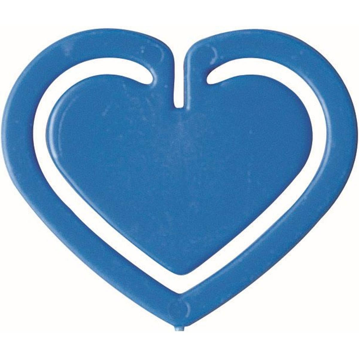 Laurel, Büroklammer, Büroklammern Herzklip 30mm VE=1000 Stück blau (1 x)