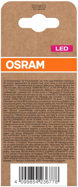 Produktbild Osram LED CLASSIC höchste Effizienzklasse A 3.8W 827 gefrostet E27 Lampe 806lm 2700K warmweiss wie 6 (E27, 3.80 W, 806 lm, 1 x, A)