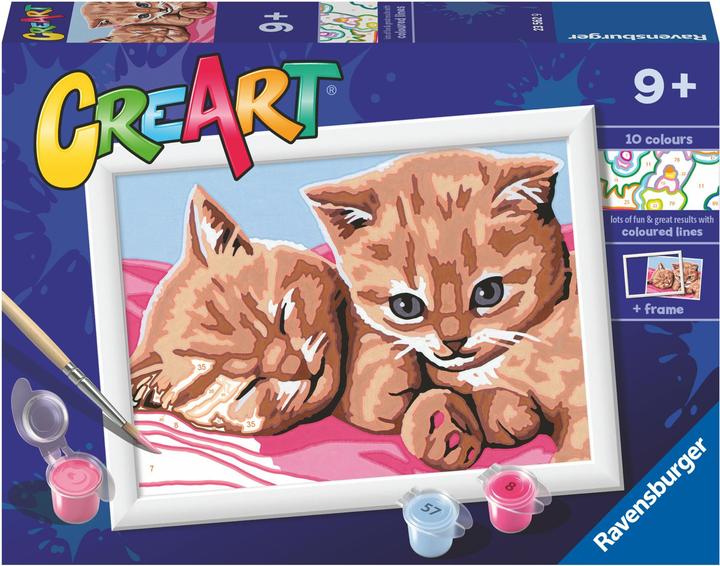 Actual product image Ravensburger CreArt Feline Friends