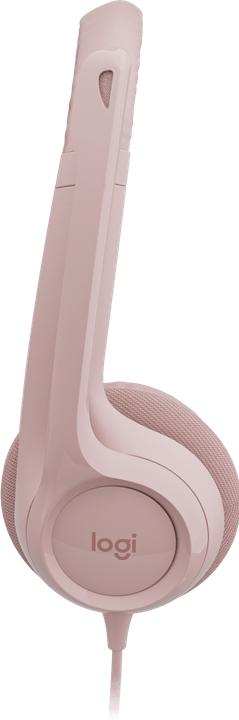 Actual product image Logitech Wired H390 headset - ROSE - USB (Cable, USB-A)