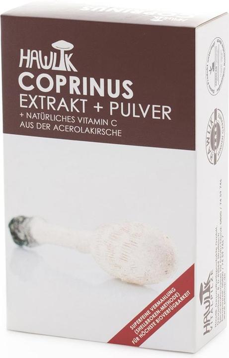 Immagine prodotto Hawlik Capsula di estratto e polvere di Coprinus (60 pz., Pillole, 56 g)
