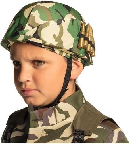 Produktbild Boland Kinderhelm Militär:verstellbar