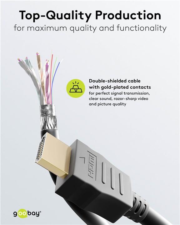 Immagine prodotto Goobay HDMI – HDMI (3 m, HDMI, 2.0)