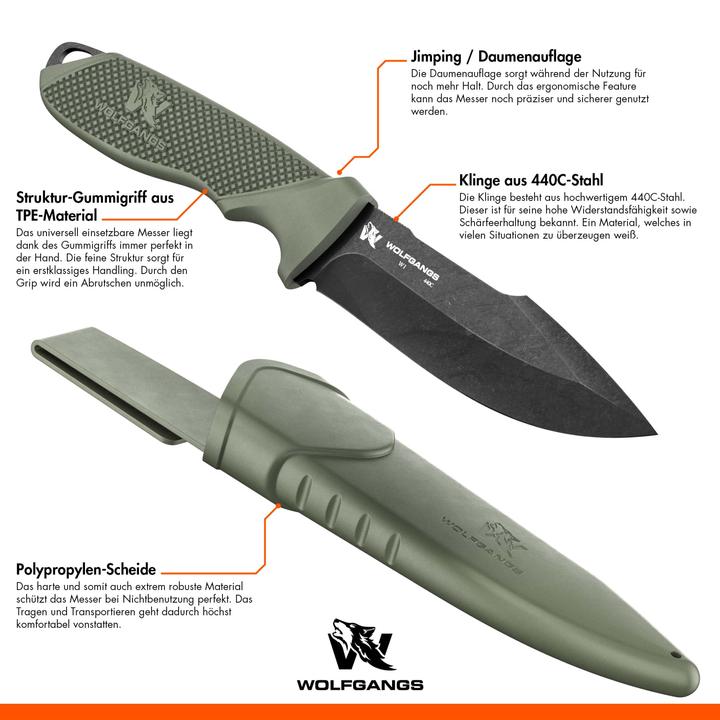 Image du produit Odenwolf W1 Vert Stonewash (11.50 cm)