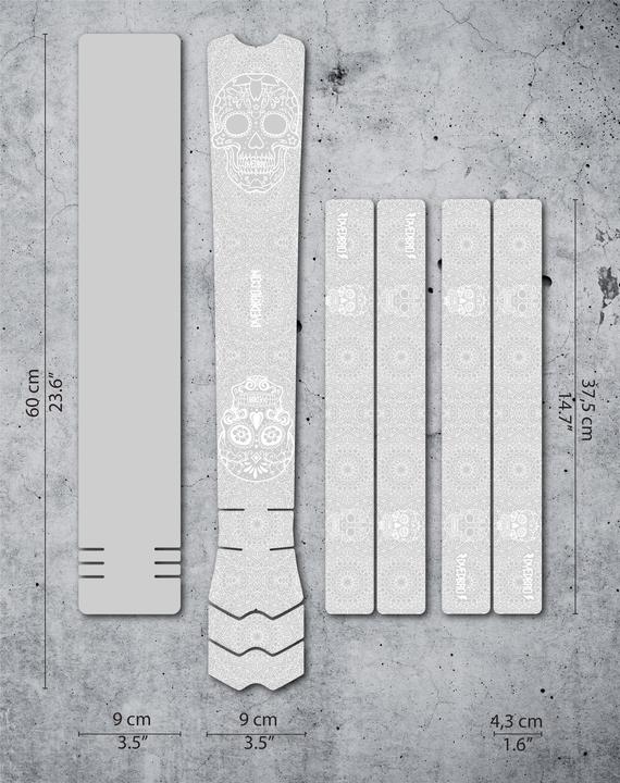 Productafbeelding Dyedbro Montuurbeschermingsset - Día de Muertos - Wit Glans