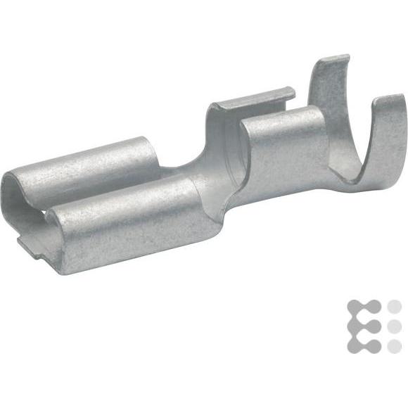 Klauke, Collegamento per cavi, 2730 Presa a lamelle non isolata, 6,3x0,8 mm
