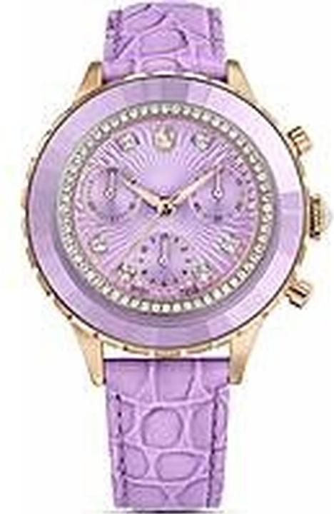 Produktbild Swarovski Chronograph mit Facettenschliff und Guilloché-Zifferblatt (Chronograph, 37 mm)