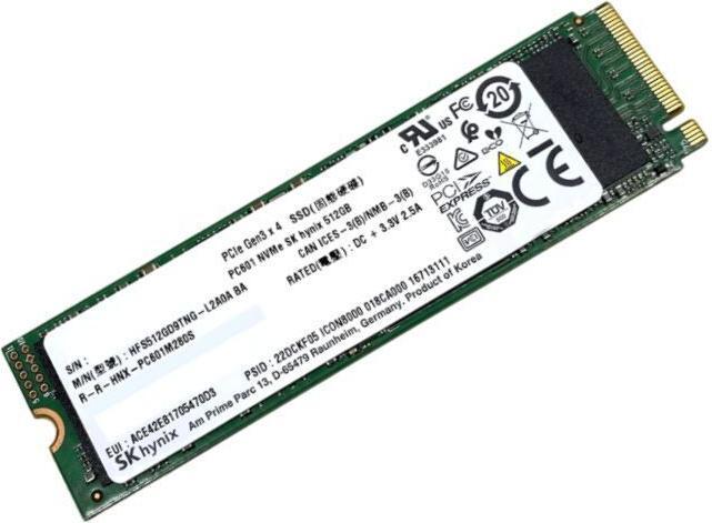 Actual product image Dell SSDR,512,P34,80S2,HYNIX,PC711 (512 GB, M.2 2280)