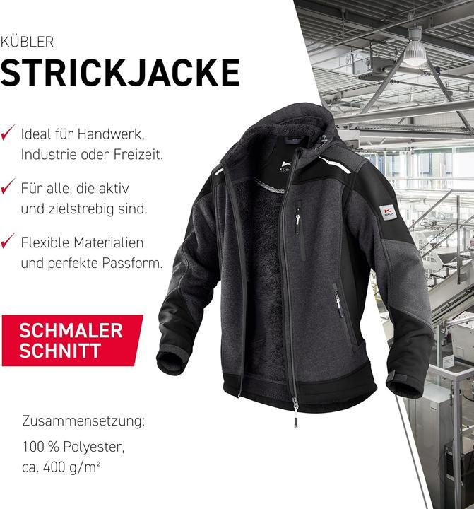 Produktbild Kübler Strickjacke mit Teddyfutter (M)