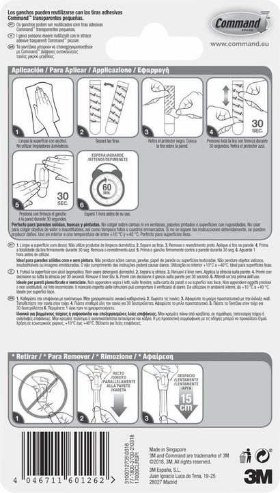 Produktbild 3M Plastik-Haken für verschiedene Zwecke, transparent