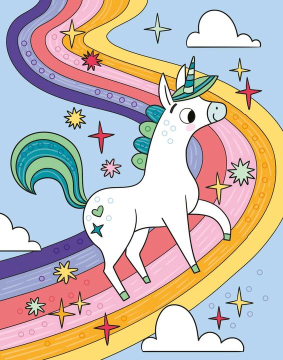 Produktbild Mein Diamant-Stickerheft – Einhörner