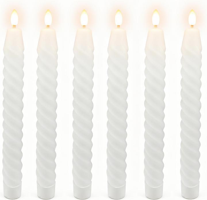 Relaxdays 6x LED tapers (6x)