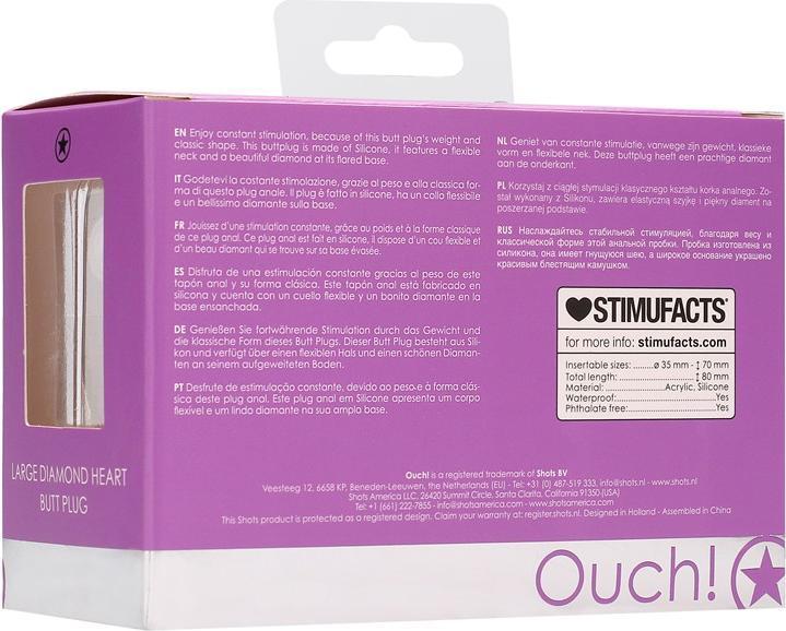 Produktbild Ouch! Diamond Heart Butt Plug