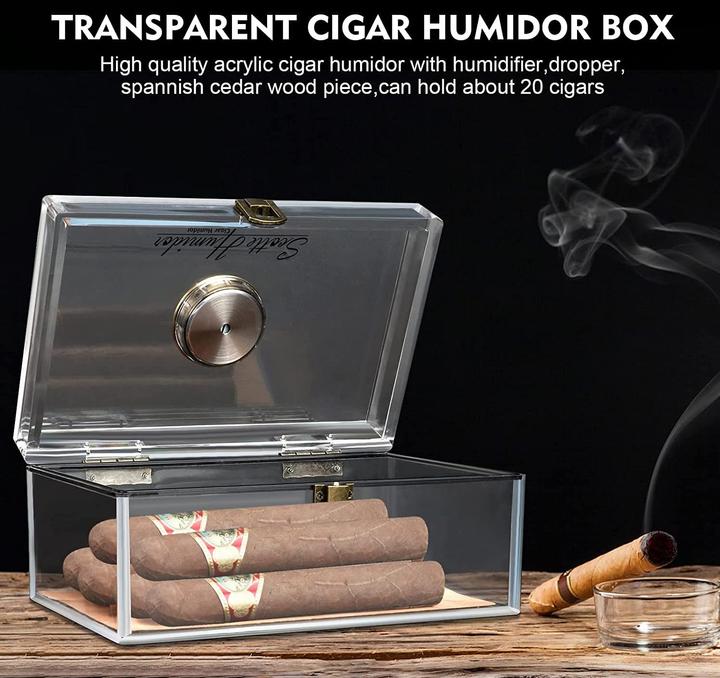 Immagine prodotto Scotte Humidor Humidor per sigari in acrilico (20)