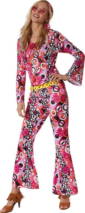 Produktbild tectake Damenkostüm Hippie Flowerpower (S)