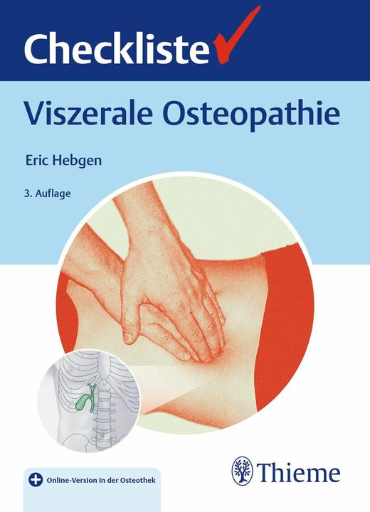 Produktbild Checkliste Viszerale Osteopathie (Deutsch, Eric Hebgen, 2024)