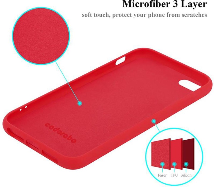 Actual product image Cadorabo TPU Liquid Silicone Case Cover (Apple iPhone 5)
