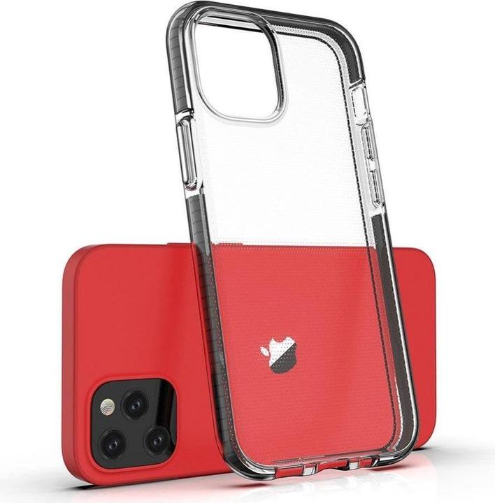 Image du produit Hurtel Spring Case clear TPU gel protective cover with colored frame for iPhone 13 Pro light blue (Apple iPhone 13 Pro)