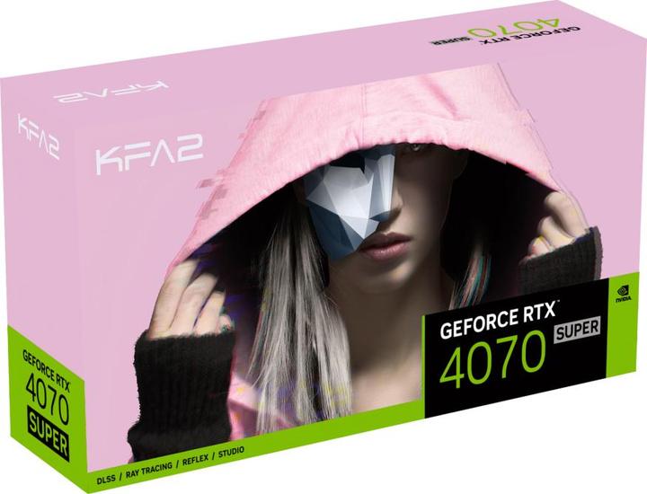 Produktbild KFA2 GeForce RTX 4070 Super EX GAMER 1-Click OC Pink (12 GB)