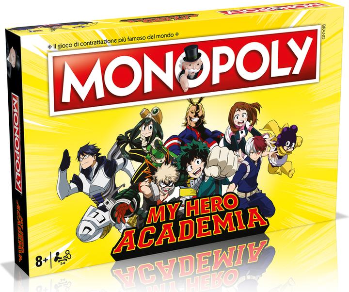 Produktbild Monopoly WM00826-ITA-6 - MY HERO ACADEMIA NEW 6-2021 (Englisch, Italienisch, 2 - 4 Spieler)
