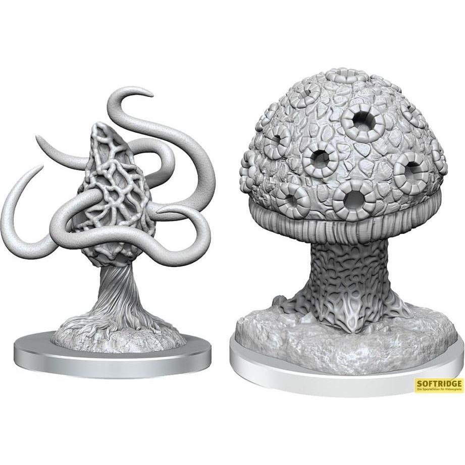 Wizkids D&D Nolzur's Marvelous Miniatures confezione da 2 miniature a pindro Shrieker & Violet Fungus