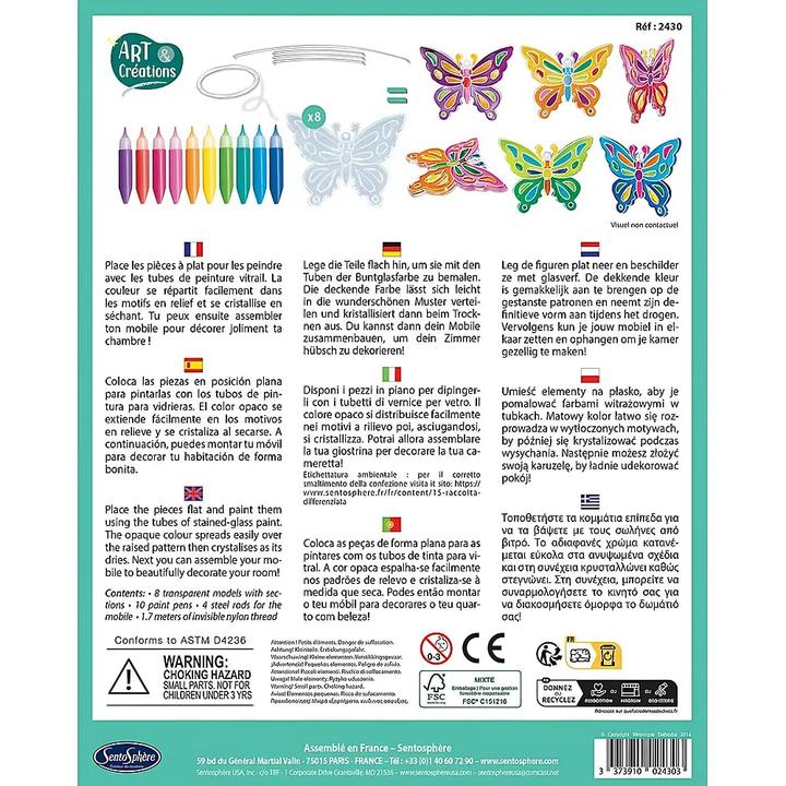 Immagine prodotto Sentosphere Set di lavoretti con le farfalle mobili