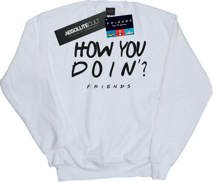 Immagine prodotto Friends How You Doin? Boyfriend Fit Felpa Uomo (XL)