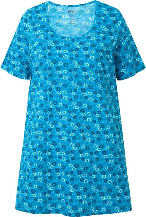 Produktbild Ulla Popken Longshirt, Blüten, A-Linie, Rundhals, Halbarm (68)