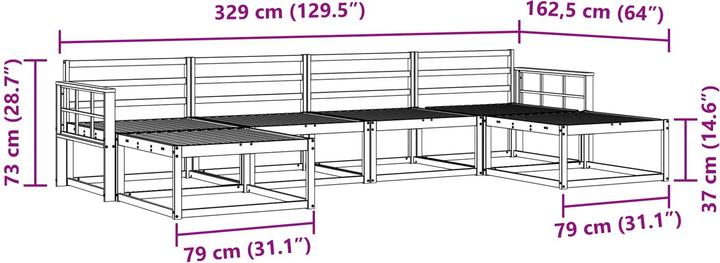 Produktbild vidaXL Sofa Set