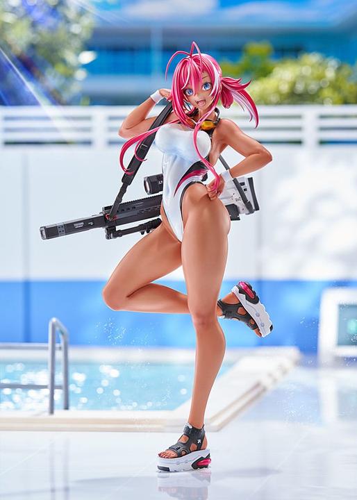 Actual product image Amakuni Arms Note PVC Statue 1/7 Anego-chan of the Swimming Team 26 cm
