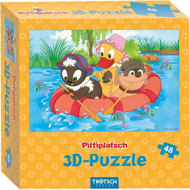 Trötsch Pittiplatsch 3D Puzzle Boot (48 Teile)